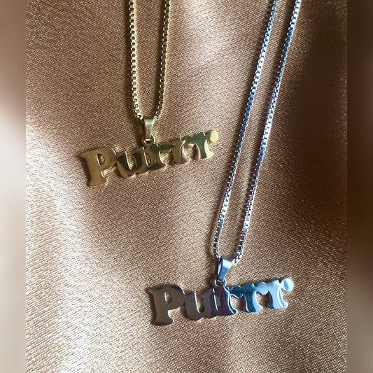 Purrr Necklace / Pre-order (Allow 2-3 weeks for delivery)