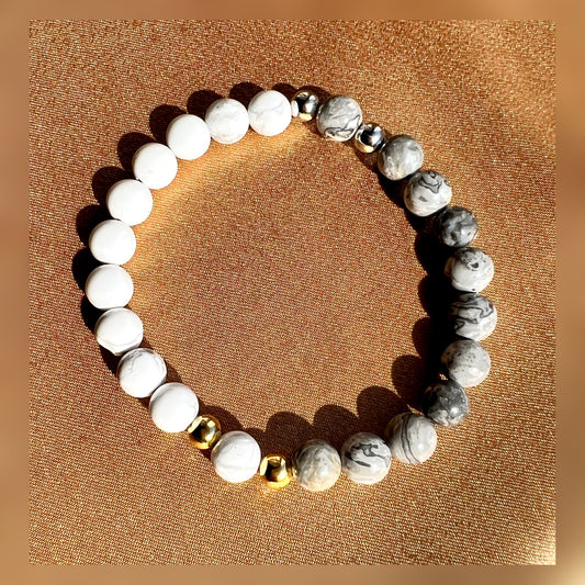 Marble Me Beaded Bracelet.